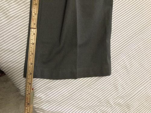 Pantalones David Taylor Hombre 44x30 Calce Clásico Elastizados Frente Plano Cintura Elástica Oliva - Imagen 8 de 10