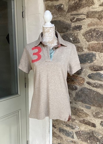 Tom Joule joules beige polo t-shirt size 14 ladies women’s top - Bild 2 von 9