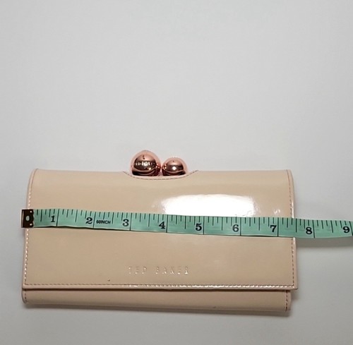 Ted Baker Crystal Top Gold Geldbörse Matinee in Nude Rosa - Bild 5 von 9
