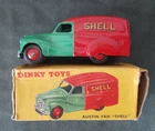 VINTAGE BOXED DINKY TOYS 470 SHELL-BP AUSTIN A40 VAN ORIGINAL BOX 1950s