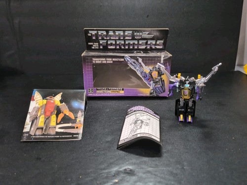 Hasbro Shrapnel 1985 G1 Transformers Action Figure, Insecticon, Collectible Toy