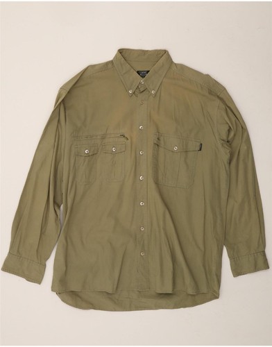 CAMEL ACTIVE Mens Shirt Large Khaki DU93 - Picture 1 of 3