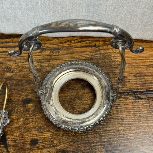 Antike viktorianische Gurkenrolle Preiselbeere handbemalt Rogers & Bros gestempelt & # - Bild 9 von 24