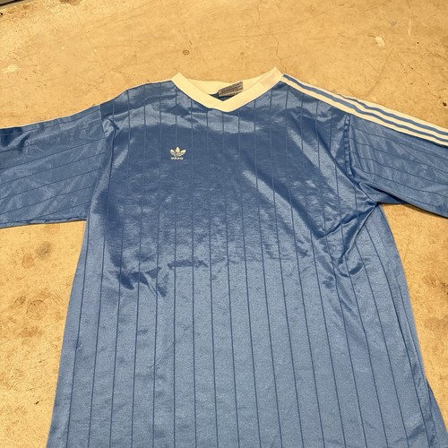 Adidas Camiseta De Fútbol De Colección Camiseta Para Hombre XL 1980-90s Azul Retro - Imagen 2 de 7