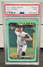 2024 Topps Update Series - Paul Skenes #US100 Aqua White uniform (RC)