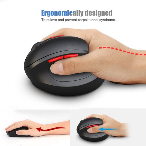 T31 Vertical 2.4G Wireless Mouse Rechargeable USB Mouse With Ergonomic Hot - Picture 6 of 8