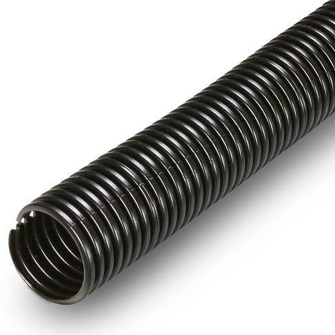 Manchon nylon 2" noir alambiqué - (bobine de 50 pieds) - Photo 1/2