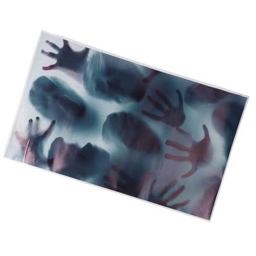 HG Halloween Decorations PVC Large Halloween Window Cling Scary Halloween - Picture 12 of 12