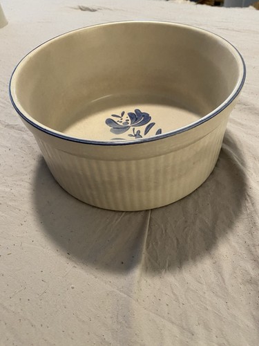 Pfaltzgraff Stoneware Yorktowne #408 Souffle Deep Dish Casserole USA 8.5" x 4" - Picture 2 of 8