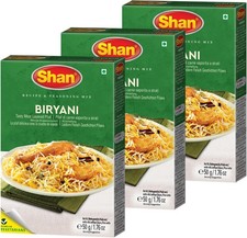 Shan Biryani Masala, 1.76 oz / 50 g, 3 Pack, Brown