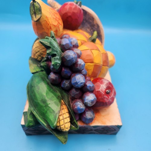 Horn Of Plenty BLESS THIS BOUNTY Heartwood Creek de Jim Shore Enesco 2004 - Imagen 4 de 8