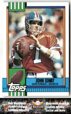 1990 Topps #37 John Elway Denver Broncos NFL HOF Vintage Football Card