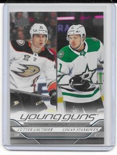 2024-25 Upper Deck Cutter Gauthier Logan Stankoven Young Guns Checklist Rookie