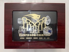 2002-2019 Super Bowl Championship New England Patriots Tom Brady Ring Set Repl