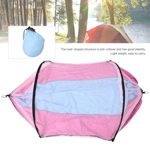 :Camping Hammock With Mosquito Net Tent Hanging Bed Swing Chair (Blue) - Picture 18 of 22