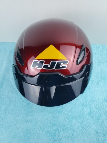 HJC Motorcycle Helmet CL-31 Red Helmet DOT Snell Approved Size Large  - Picture 13 of 24