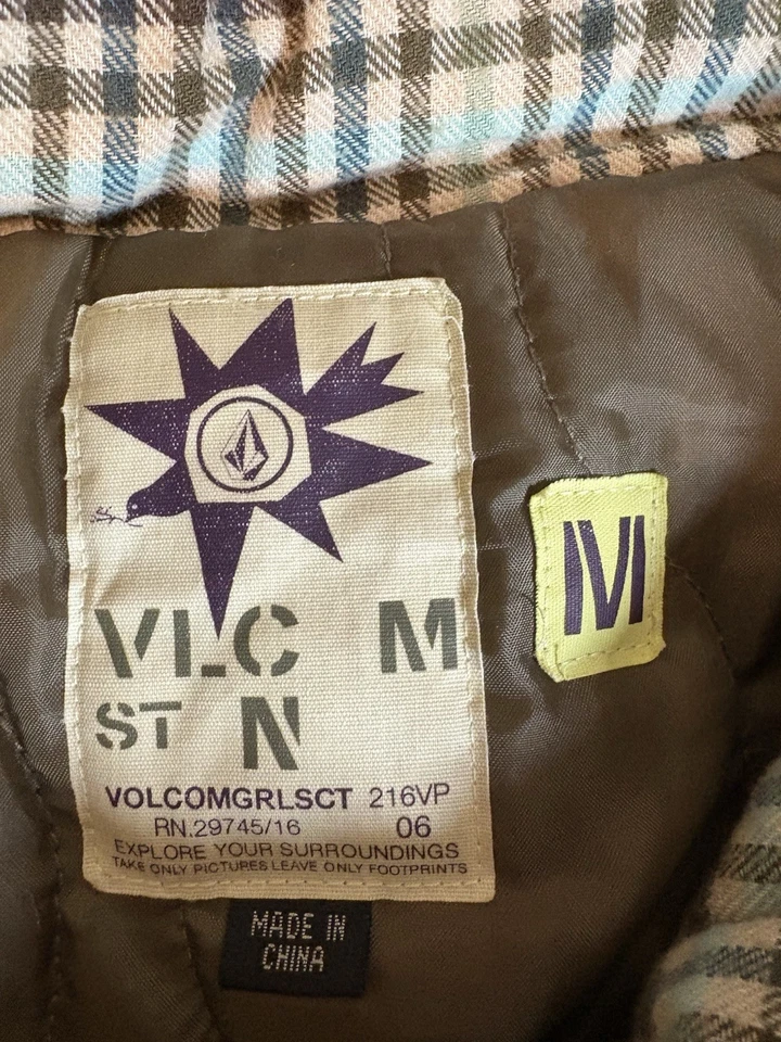 Volcom Vest Women's Medium Lumber Jackie Sleeveless Zipper Snowboard Outdoor Ski - Image 2 of 4