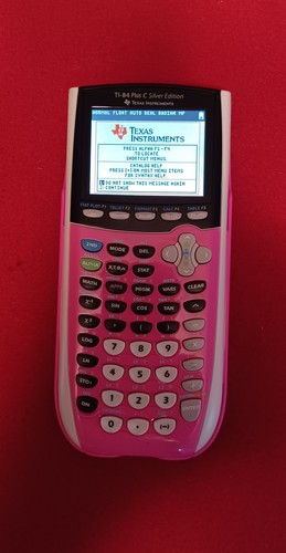 Calculadora gráfica Texas Instrument 84 Plus Silver Edition (color rosa completo) - Imagen 6 de 6