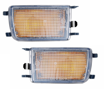 Frontblinker Set für VW Golf 3 / Vento weiß Blinker p21W Ersatzteil vorne