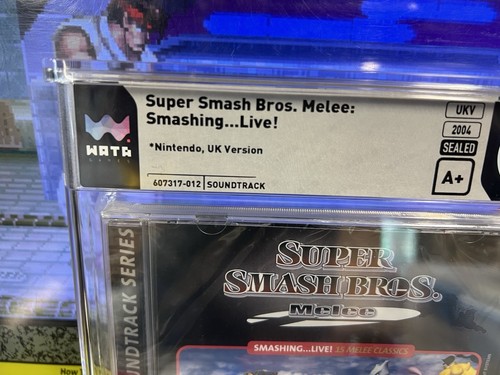 2004 Nintendo Gamecube Super Smash Bros. Melee Soundtrack CD WATA 9.8 A+ Sealed - Picture 2 of 14
