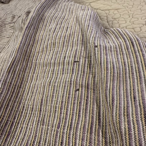 Flachs Shirt Damen Gr. M Mehrfarbig 100% Leinen Knopf Tunika Minimalistisch Lagenlook - Bild 4 von 15