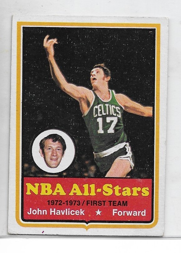 1973 Topps - #20 NBA All-Stars John Havlicek VG/EX Boston Celtics