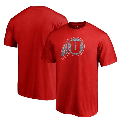 Men's Red Utah Utes Static Logo T-Shirt - Bild 1 von 3