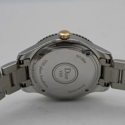 Christian Dior VIII Montaigne Steel Diamond MOP Dial Ladies CD1521I0M001 - Picture 4 of 7