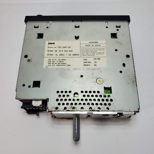 BMW Z3 328i M3 FACTORY RADIO BUSINESS ALPINE C33 DIN US 8380233 OEM *No code - Bild 6 von 7