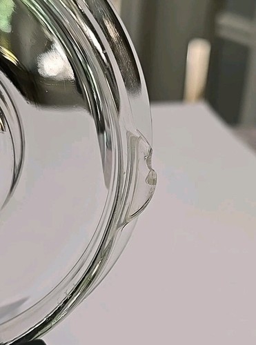 Vtg Pyrex 7759-C Replacement Glass Lid For 6-9 cup Percolator Coffee Pot - CHIP - Picture 3 of 4