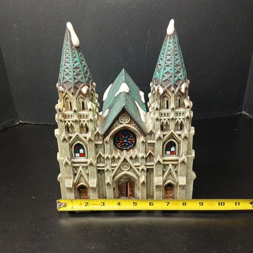 Banco da lavoro Babbo Natale collezione Canterbury Lane luci chiesa design colorato finestra - Foto 9 di 11