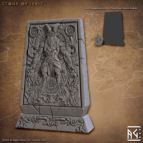 Incursión en el Templo de Ifrit por Gremio de Artesanos Impreso en 3D DnD Pathfinder Minis - Imagen 17 de 38