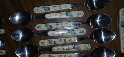 Heartland Set 60 Pezzi Utensili Posate Inox Vintage Taiwan Farm Americana - Foto 6 di 17