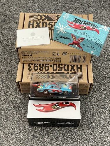Hot Wheels x Kenny Scharf “Zooom” Custom T-Bird. SEALED.
