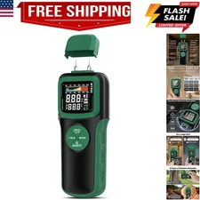 Wood Moisture Meters, Pin & Pinless 2 in 1 Moisture Detector with Upgraded Se...