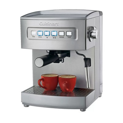 Cuisinart EM-200NP1 Programmable 15 Bar Stainless Steel Espresso Maker - Silver