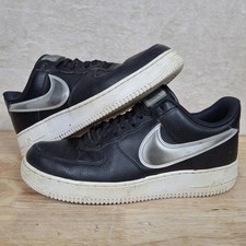 Nike Air Force 1 Low Oversized Swoosh US9.5 Black Men’s Sneakers AO2441-003