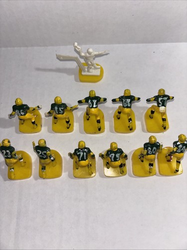 Vintage Tudor Electric NFL Football Team Green Bay Packers 11 giocatori e QB 1,5" - Foto 3 di 10