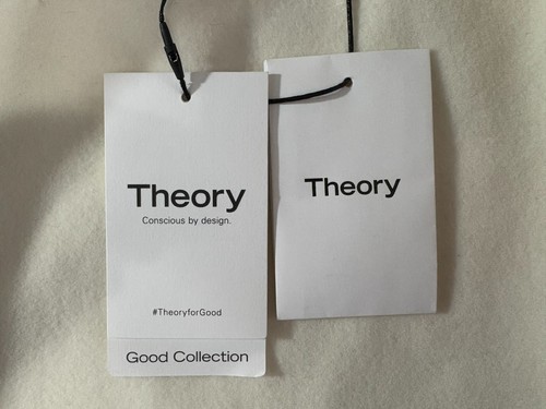 THEORY CL CROPPED neue getauchte JACKE GRÖSSE 00 Farbe elfenbein neu mit Etikett UVP $ 565 - Bild 3 von 12