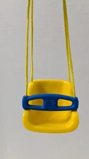Little Tikes Toy Dollhouse Miniature Yellow Child's Swing Hanging Swing Seat