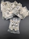 8 Pair - Liberty Full Overlay Frameless Hinges Nickel HC11SJC-NP-C5