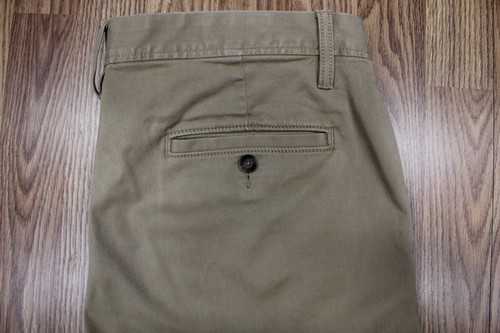 36W x 32L WALLIN & BROS REGULARN FIT COTTON/SPANDEX PANTS TAN - Picture 2 of 4