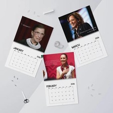 2026 Well-Behaved Women Wall Calendar, 11" x 8.5" Feminist 2026 Calendar 9CW9