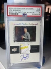 2020 Upper Deck Goodwin Champs Joe Burrow Rookie Patch Auto 52/99 PSA 9