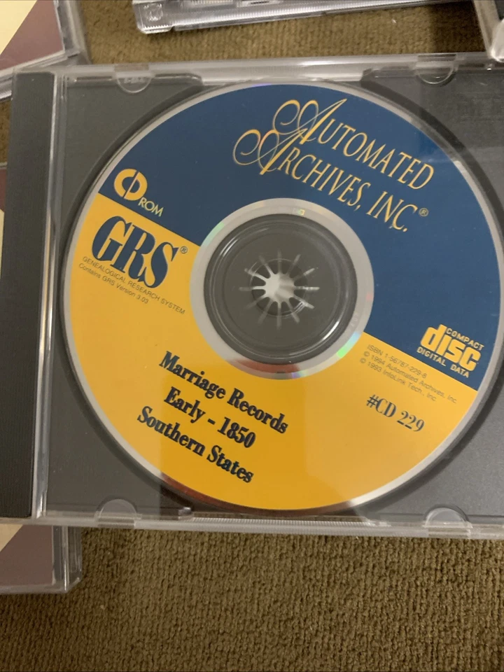 Family Tree Makers Family Archives CD-ROM by Broderbund Windows 19 Disc Lot - Image 3 of 4