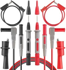 AstroAI Messleitungen CAT IV Multimeter Set Sonden Krokodilklemmen Mini-Haken