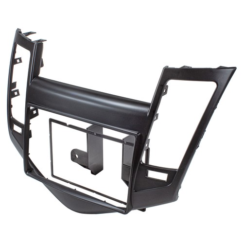Doble embellecedor de radio DIN compatible con Chevrolet Cruze 2009-2016 negro - Imagen 2 de 6