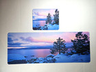 Snow Mountain XXL Gaming Mouse Pad 32x12 in & Matching Mouse Pad Set