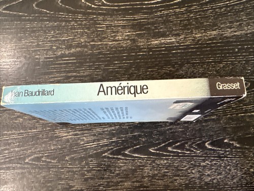 Amerique von Jean Baudrillard, 1986 Grasset & Fasquelle, French Lang. SC, PO-VG+ - Bild 3 von 10