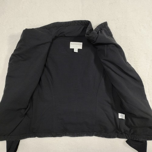 Anthropologie Marrakech Phoebe Jacket Women Quilted Moto Zip Small Black Shacket - Picture 10 of 13